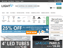 Tablet Screenshot of lightup.com